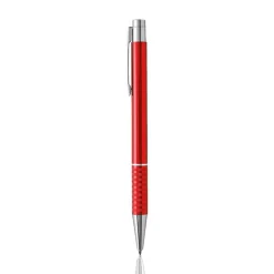 Długopis metalowy ze srebrnymi detalami / Kubbing / Czerwony IP13147052