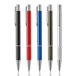 Długopis metalowy ze srebrnymi detalami / Kubbing / Czerwony IP13147052