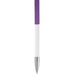 Długopis Nash / Biały / purpurowy LT80804-N0172