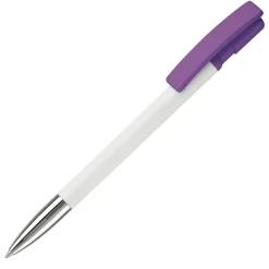Długopis Nash / Biały / purpurowy LT80804-N0172