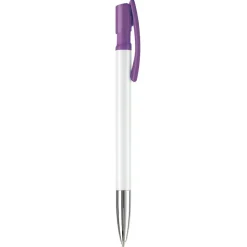 Długopis Nash / Biały / purpurowy LT80804-N0172
