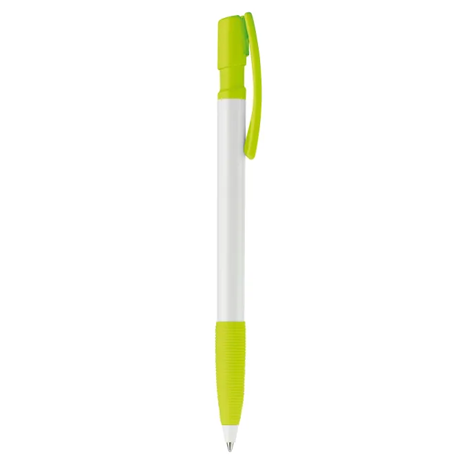 Długopis Nash Grip / Biały / jasnozielony LT80801-N0132