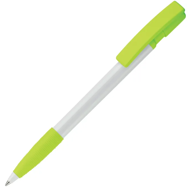 Długopis Nash Grip / Biały / jasnozielony LT80801-N0132