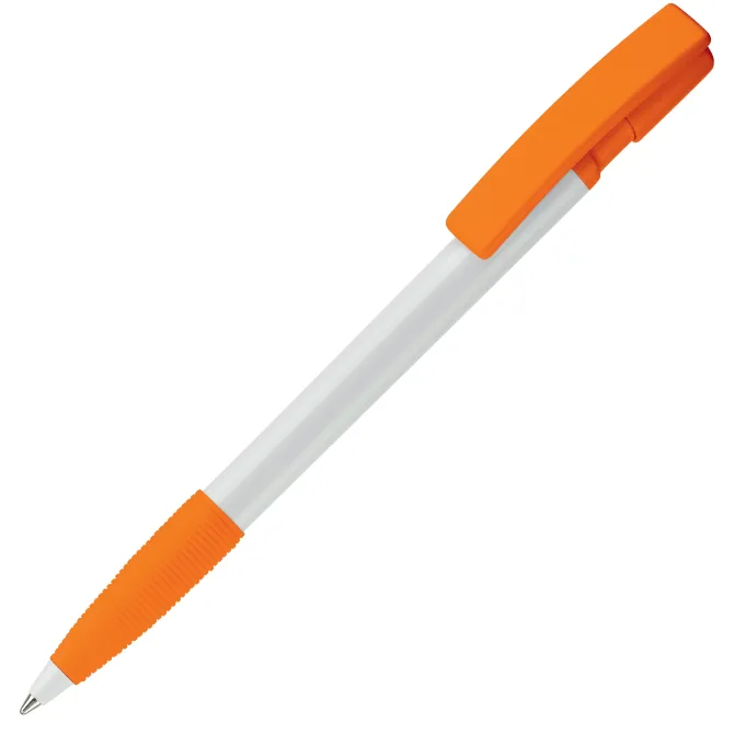 Długopis Nash Grip / Biały / pomarańczowy LT80801-N0126