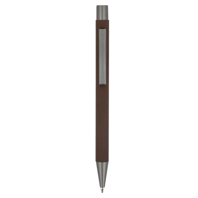 Długopis New York soft touch / Ciemnobrązowy LT87767-N0050