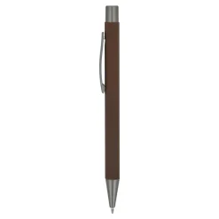 Długopis New York soft touch / Ciemnobrązowy LT87767-N0050