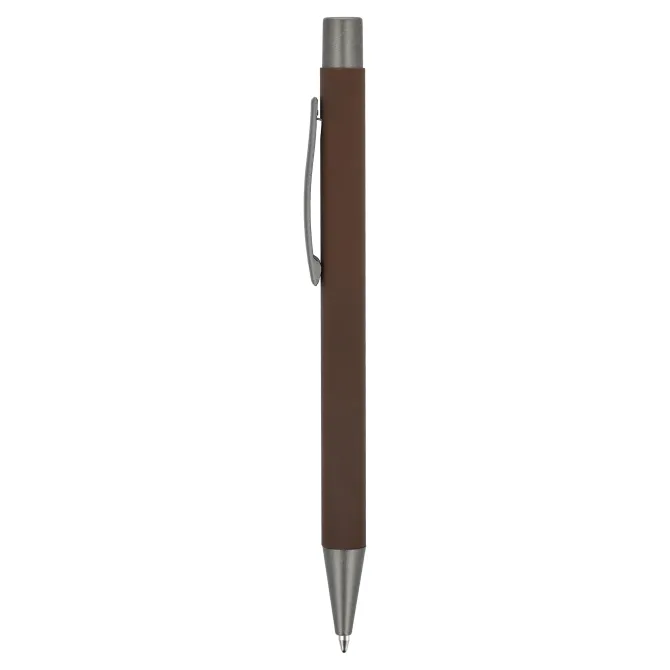 Długopis New York soft touch / Ciemnobrązowy LT87767-N0050