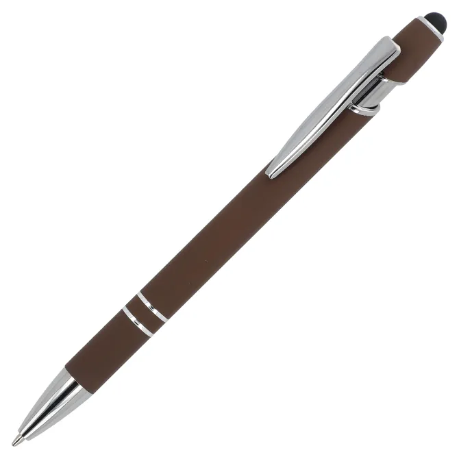 Długopis Paris Metalowy miękki dotyk / Ciemnobrązowy LT87782-N0050