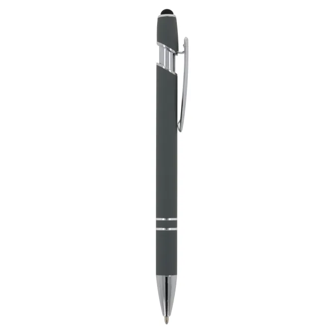 Długopis Paris Metalowy miękki dotyk / Szary LT87782-N0061