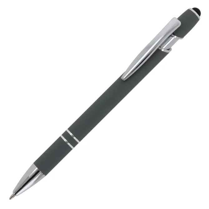 Długopis Paris Metalowy miękki dotyk / Szary LT87782-N0061