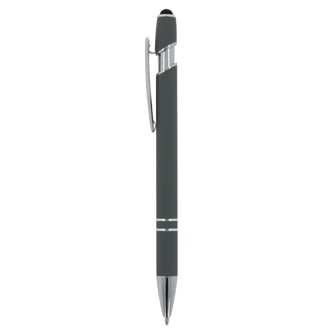 Długopis Paris Metalowy miękki dotyk / Szary LT87782-N0061
