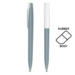 Długopis plastikowy soft touch / Rubby / Light Grey IP13139095
