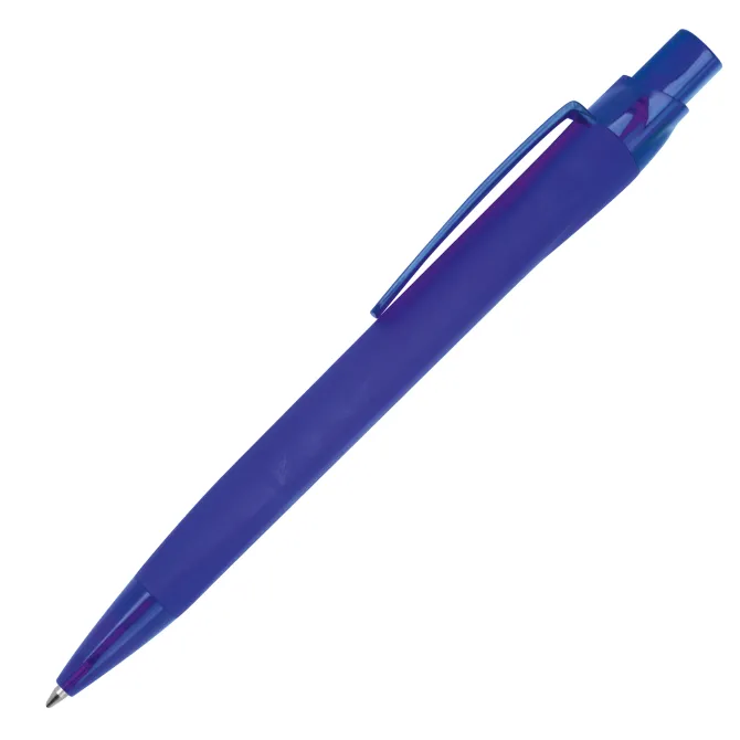 Długopis plastikowy soft touch ORLANDO / Niebieski 1561504