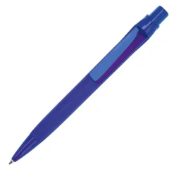 Długopis plastikowy soft touch ORLANDO / Niebieski 1561504