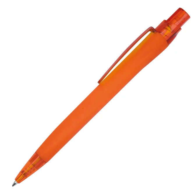 Długopis plastikowy soft touch ORLANDO / Pomarańczowy 1561510