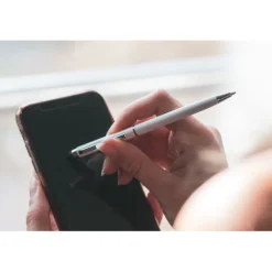 Długopis plastikowy touch pen KIMBERLY / Biały 1878606
