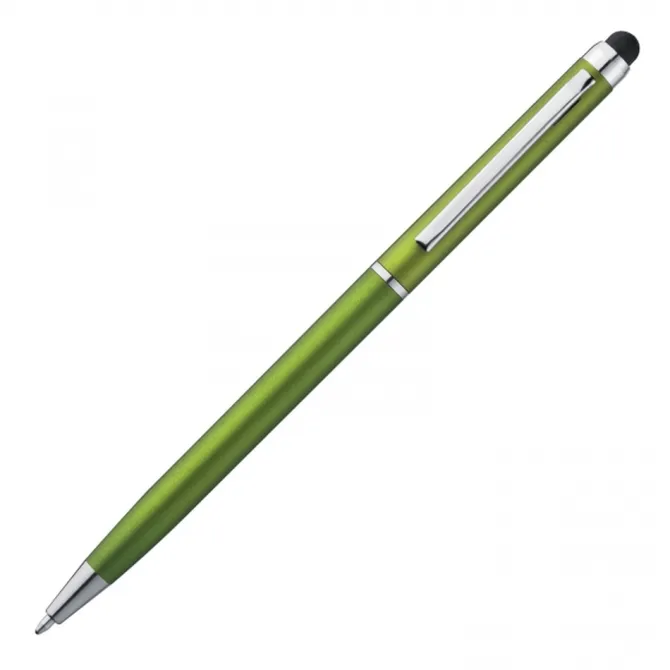 Długopis plastikowy touch pen KIMBERLY / Biały 1878606