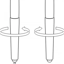 Długopis plastikowy touch pen Smile Hand CrisMa KARINA / Turkusowy 1341514