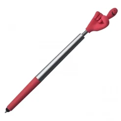Długopis plastikowy touch pen Smile Hand CrisMa KARINA / Czerwony 1341505