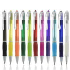 Długopis plastikowy z ergonomicznym uchwytem / Priny / Granatowy IP13132765