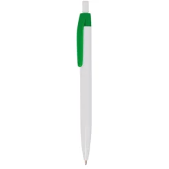 Długopis plastikowy z kolorowym klipsem / Coloxo / Zielony IP13140542
