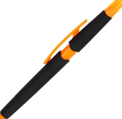 Długopis plastikowy z zakreślaczem touch pen EMMETT / Pomarańczowy 1096510