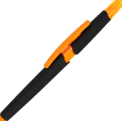 Długopis plastikowy z zakreślaczem touch pen EMMETT / Pomarańczowy 1096510