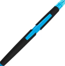 Długopis plastikowy z zakreślaczem touch pen EMMETT / Jasnoniebieski 1096524
