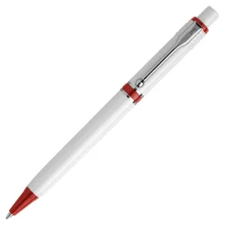 Długopis Raja nieprzezroczysty / Biały / czerwony LT87520-N0121