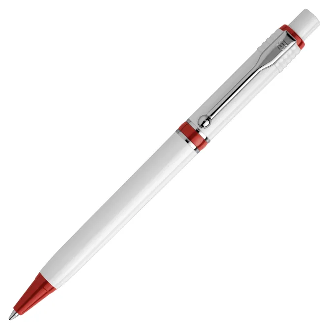 Długopis Raja nieprzezroczysty / Biały / czerwony LT87520-N0121