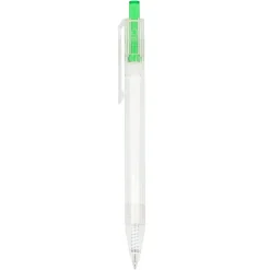 Długopis R-PET / Transparentny / zielony LT80562-N0431