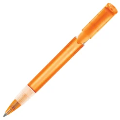 Długopis S40 Grip przejrzysty / Transparentny / pomarańczowy LT87527-N0426