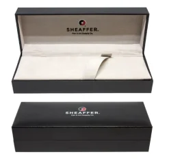 Długopis Sheaffer kolekcja 300, czarny/chrom, wykończenia chromowane, etui prezentowe / Czarny EXP9314BP-CZ