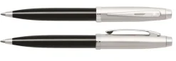 Długopis Sheaffer kolekcja 100, czarny/chrom, wykończenia chromowane, etui prezentowe / Czarny EXP9313BP-CZ