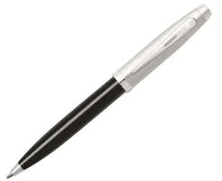 Długopis Sheaffer kolekcja 100, czarny/chrom, wykończenia chromowane, etui prezentowe / Czarny EXP9313BP-CZ