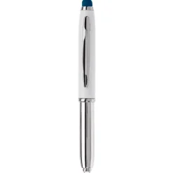 Długopis Stylus Shine+rysik / Biały / ciemnoniebieski LT87794-N0110