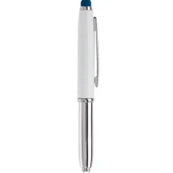 Długopis Stylus Shine+rysik / Biały / ciemnoniebieski LT87794-N0110