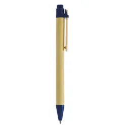 Długopis tekturowy z drewnianym klipsem / Recypen / Pomarańczowy IP13127432