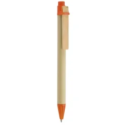 Długopis tekturowy z drewnianym klipsem / Recypen / Zielony IP13127442
