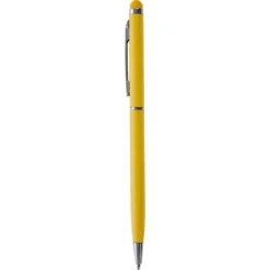 Długopis, touch pen | Dennis / żółty V1637-08