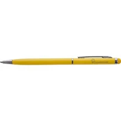Długopis, touch pen | Dennis / żółty V1637-08