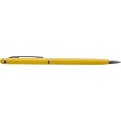 Długopis, touch pen | Dennis / żółty V1637-08