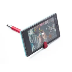 Długopis, touch pen, stojak na telefon / Czerwony V1753-05