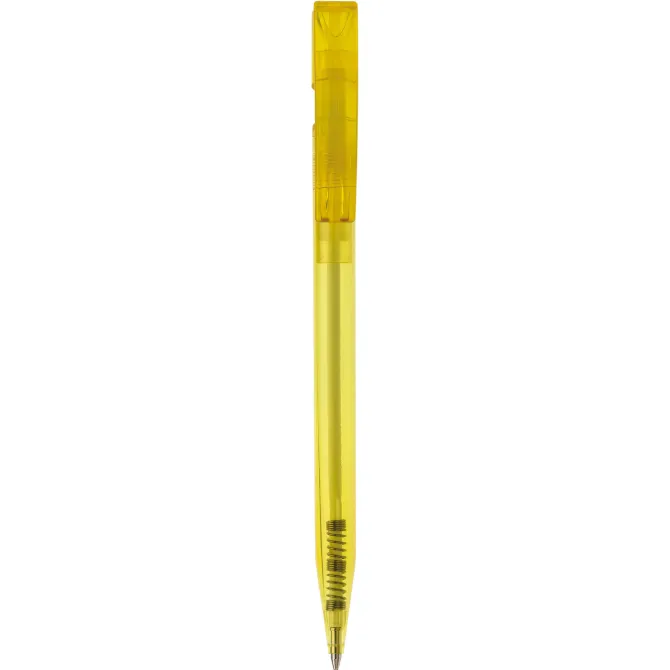 Długopis transparentny Nash / Transparentny / żółty LT80816-N0441