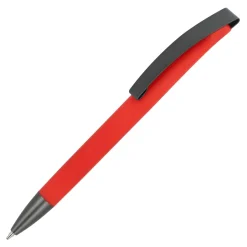 Długopis Vegas z metalowym klipsem Softtouch / Ciemnoniebieski LT87893-N0010