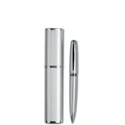 Długopis w aluminiowym pudełku / Srebrny IT3177-14
