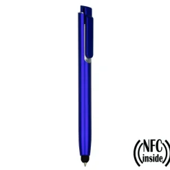 Długopis z chipem NFC, touch pen | Henrietta / Granatowy V9343-04