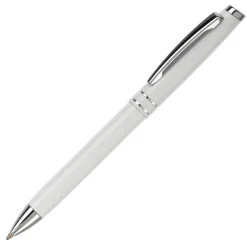 Długopis z dwoma paskami / Biały LT87863-N0001