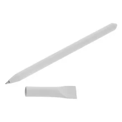 Długopis ze zrolowanego papieru z zatyczką | Debra / Zielony V1630-06