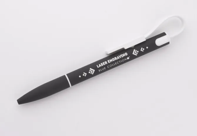 Długopis z kablem USB CHARGE / Czarny 19638-02